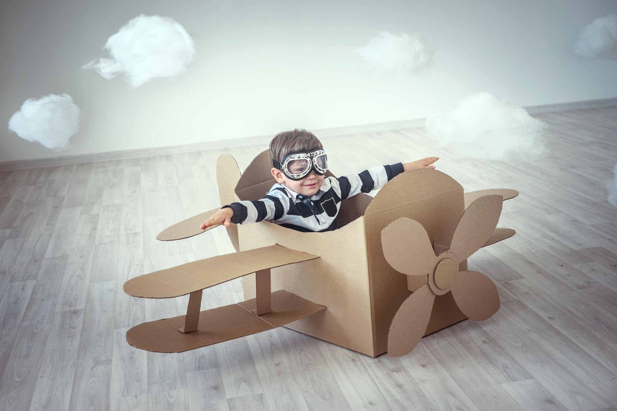 Juguetes de cartón para niños