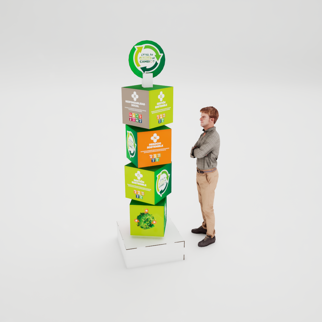 cubos publicitarios