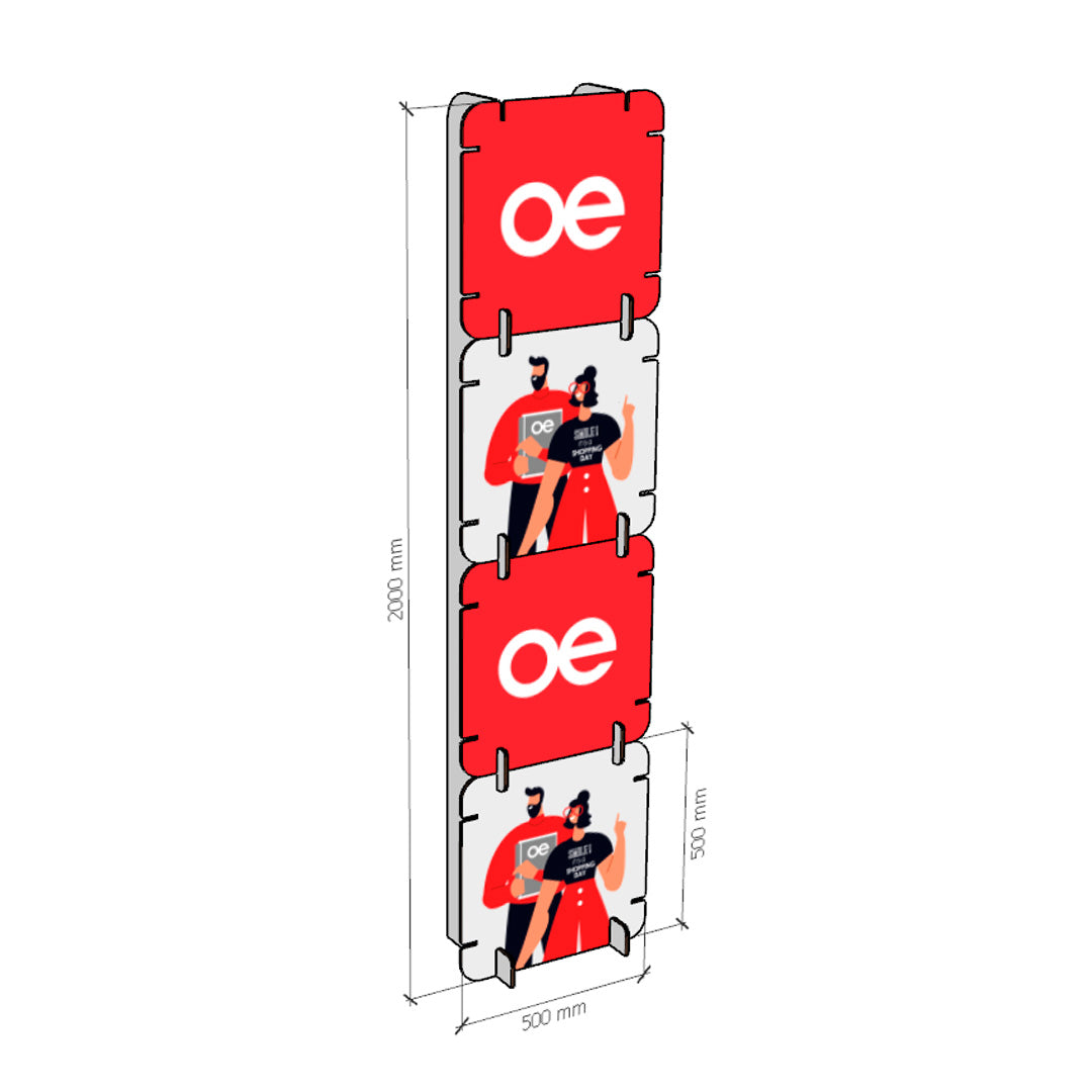 backing publicitario modular