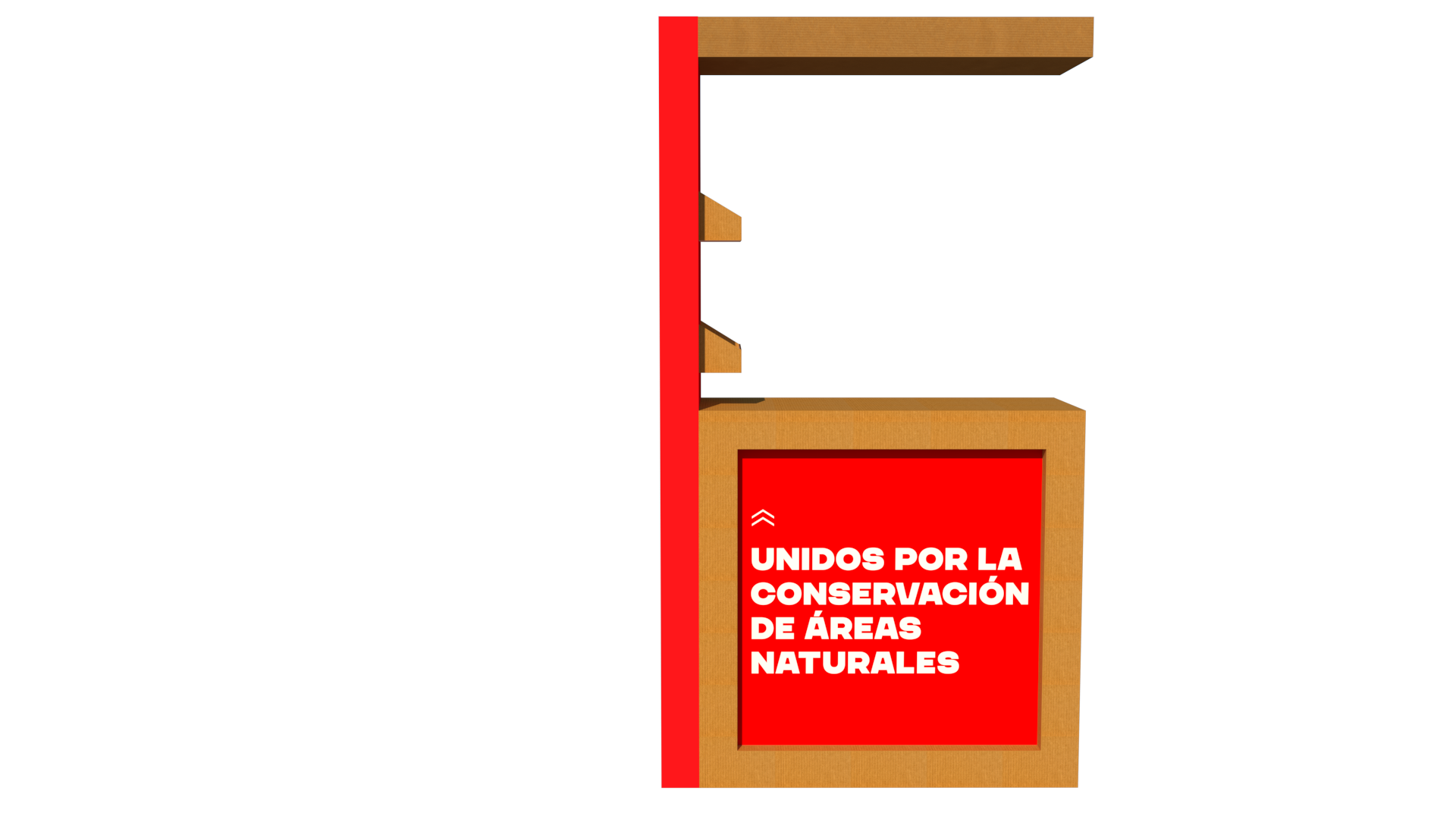 Modulo publicitario ecologico