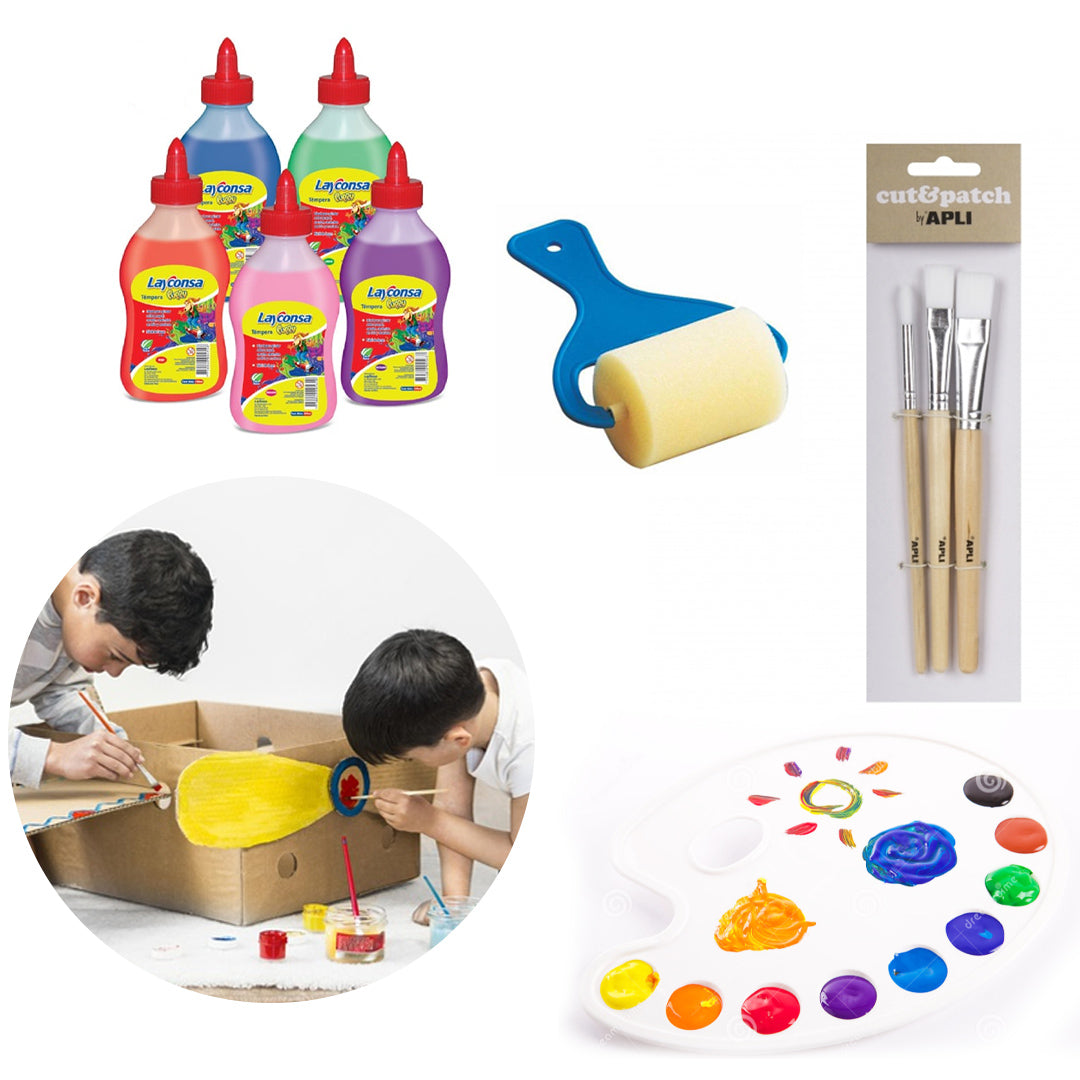 Kit Pintor Para Cartón