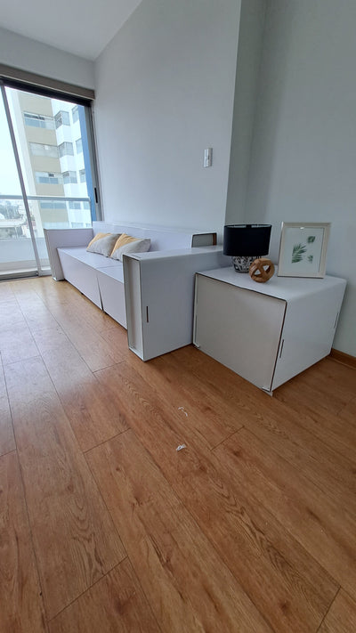 Kit de muebles de carton para sala | Home Staging ecologico y practico
