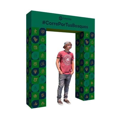 portico publicitario para eventos