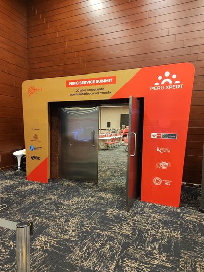 portico publicitario para tus eventos