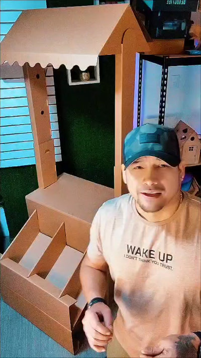 video armando kiosco para niños