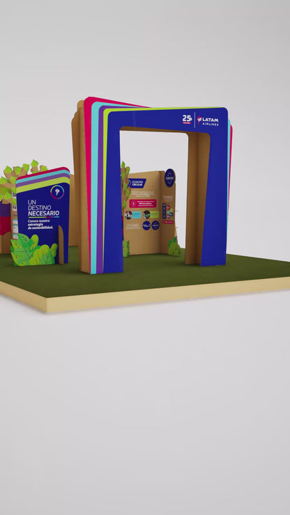 Fabricación de stand ecologico en perú