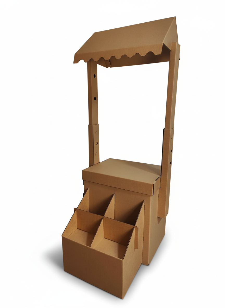 Tiendita de Cartón para niños - Modelo Tiendita