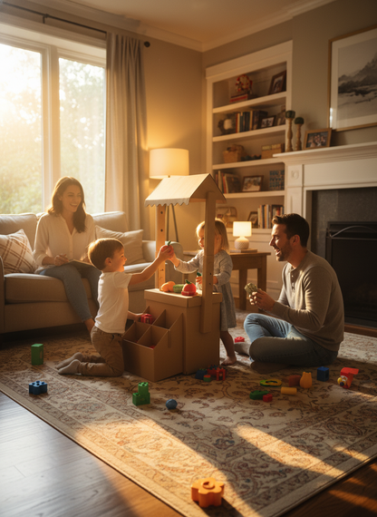 Tiendita de Cartón para niños - Modelo Tiendita