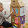 casa de cartón para niños