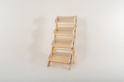 EXHIBIDOR DE MADERA - MODELO SIMPLE CAR